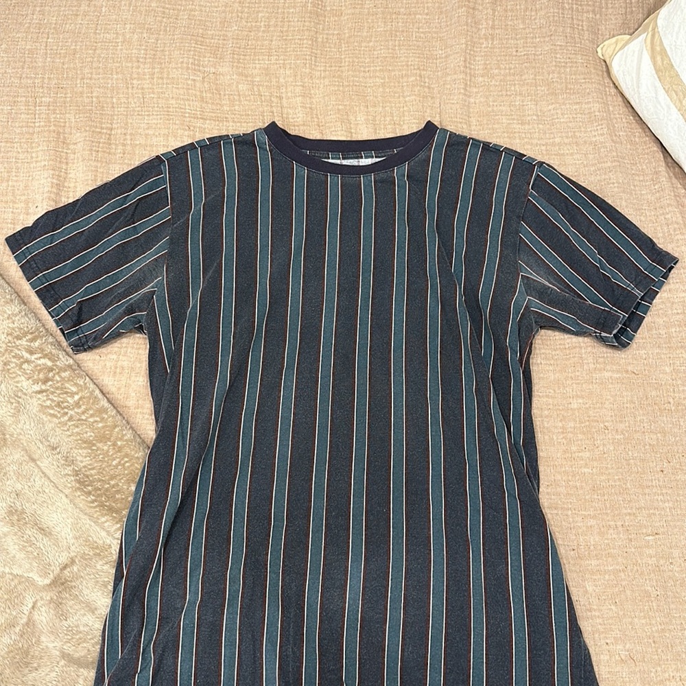 Small Target vertical striped short-sleeve t-shirt
